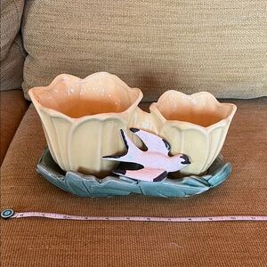 McCoy Vintage Planter with Bird